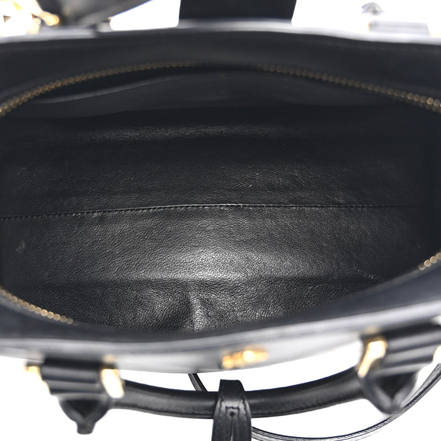 Calfskin Monogram Baby Cabas Black