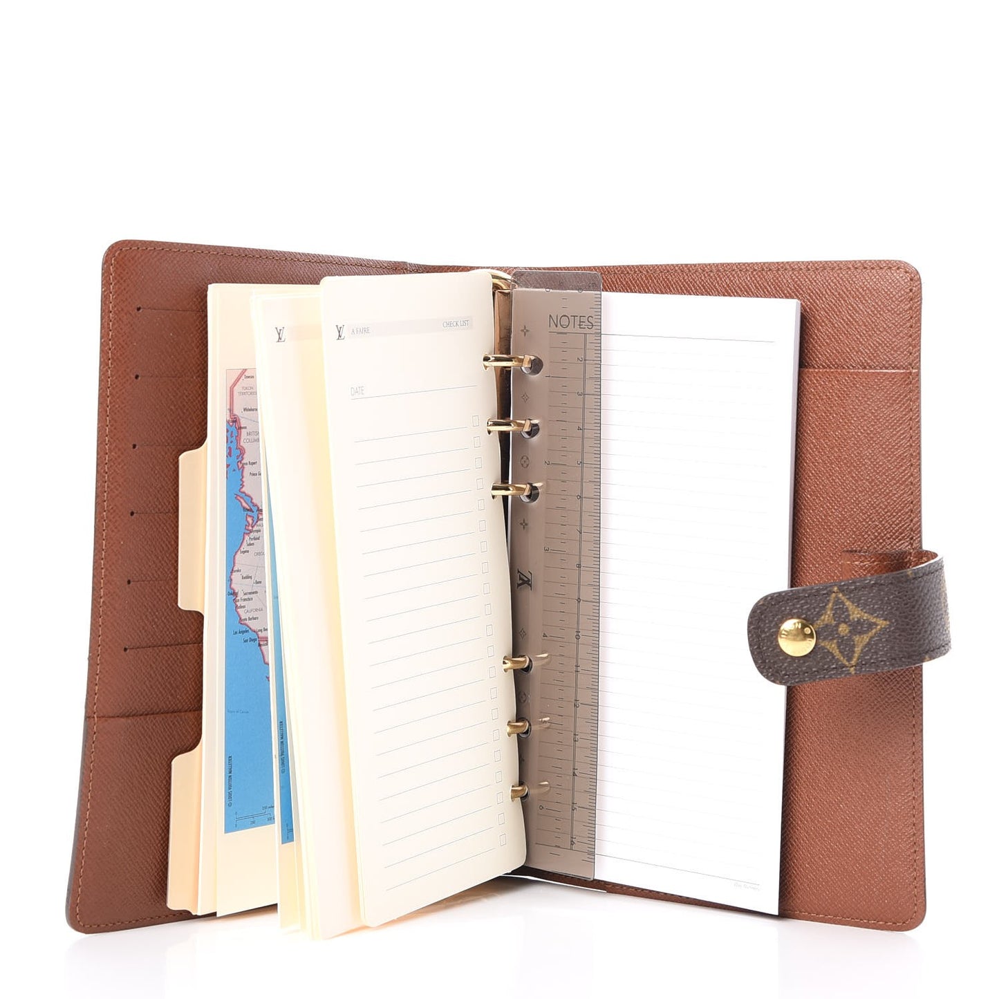 Monogram Medium Ring Agenda Cover