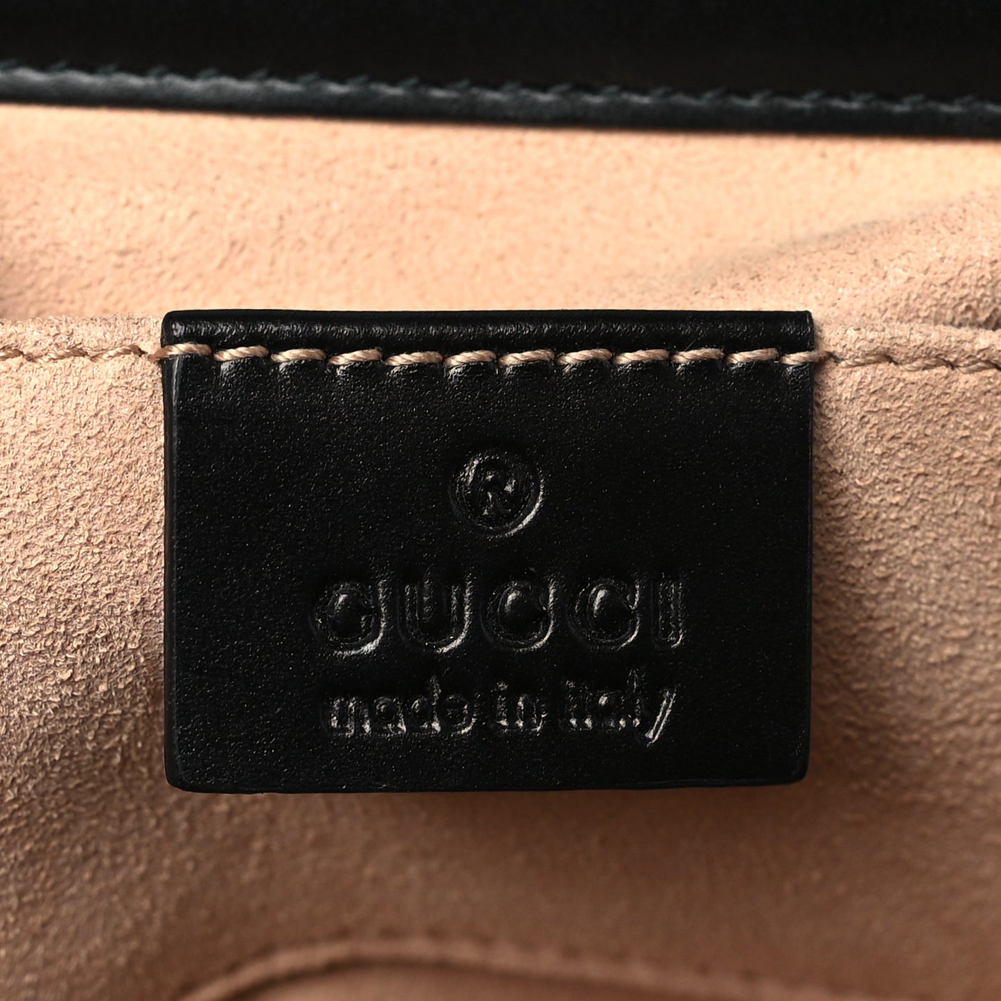 Guccissima Small Padlock Shoulder Bag Black