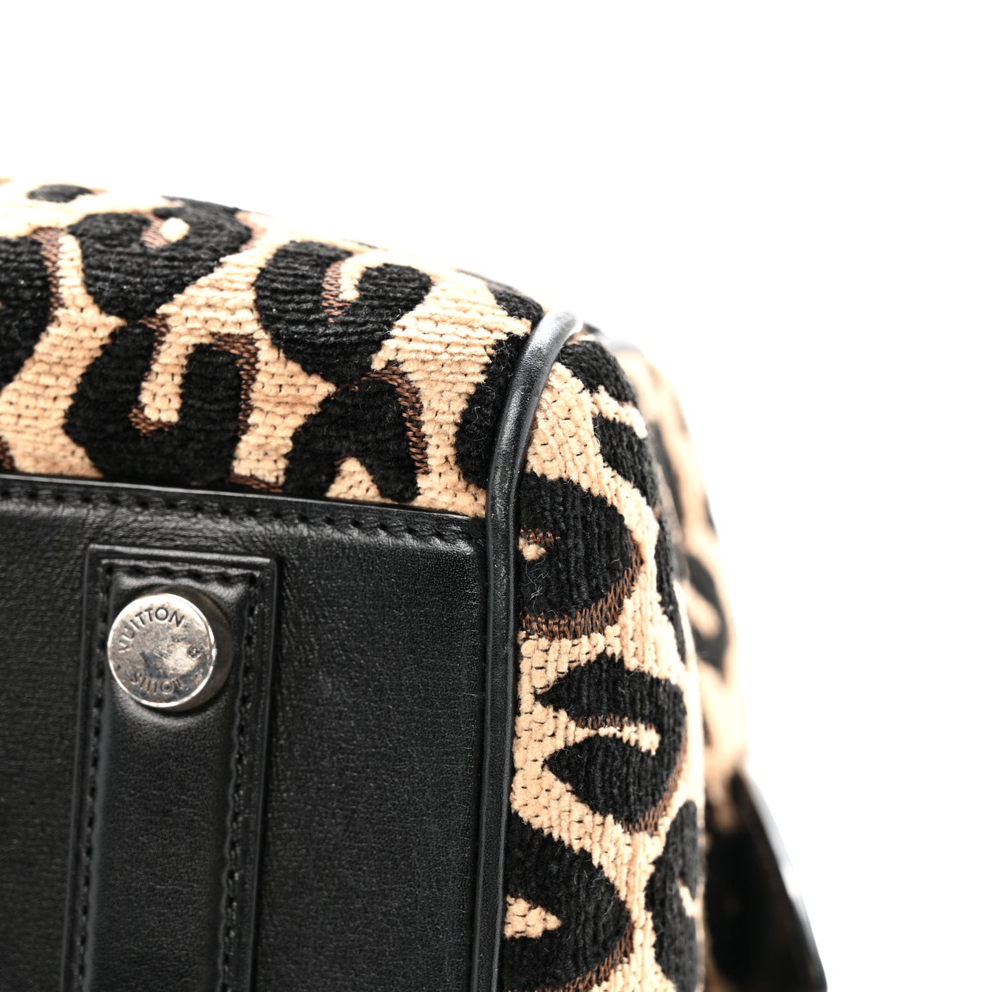 Jacquard Velvet Leopard Print Stephen Sprouse Speedy