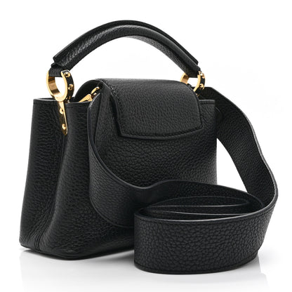 Louis Vuitton Taurillon Mini Capucines Black 3 of 9