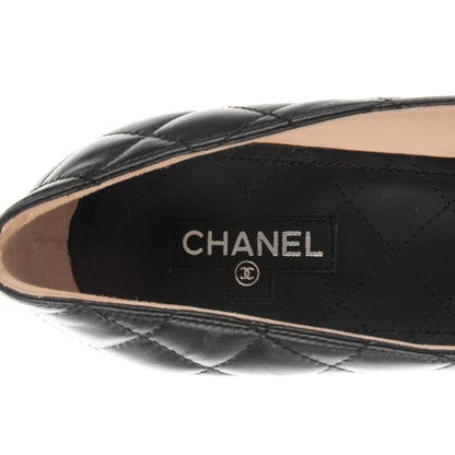 Chanel Lambskin Quilted Boy CC Pumps 40 Black 7 of 8