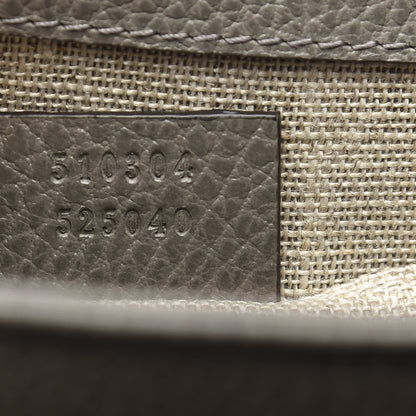 Gucci Dollar Calfskin Small Interlocking G Shoulder Bag Loess 9 of 9