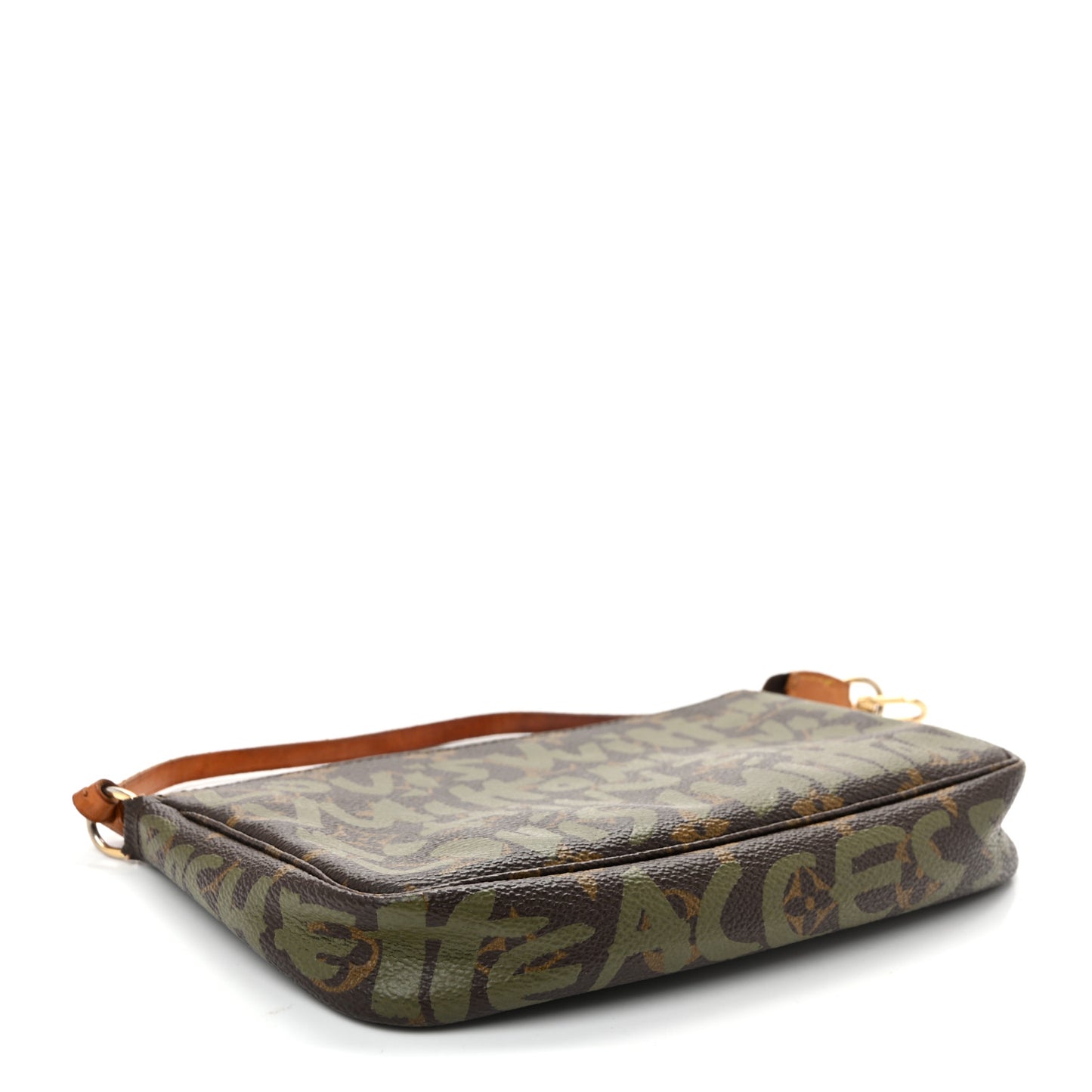 Monogram Graffiti Pochette Accessories Kaki