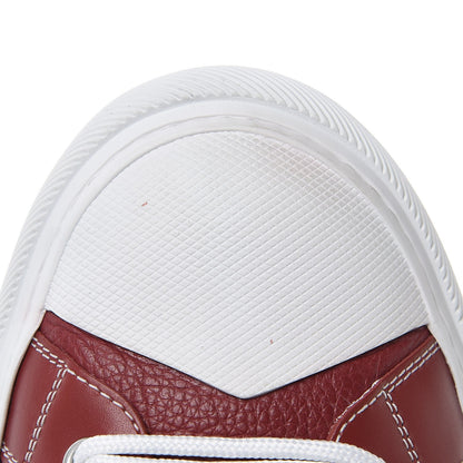 Louis Vuitton Calfskin Tattoo Sneakers Boot 10 Red 10 of 12