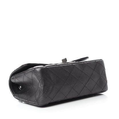 Chanel Goatskin Quilted 2.55 Reissue Mini Flap Dark Silver 4 of 11