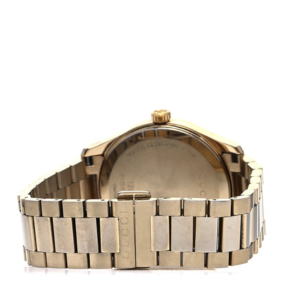 Gucci Stainless Steel 38mm G-Timeless Diamante Quartz Watch Gold 3 of 5