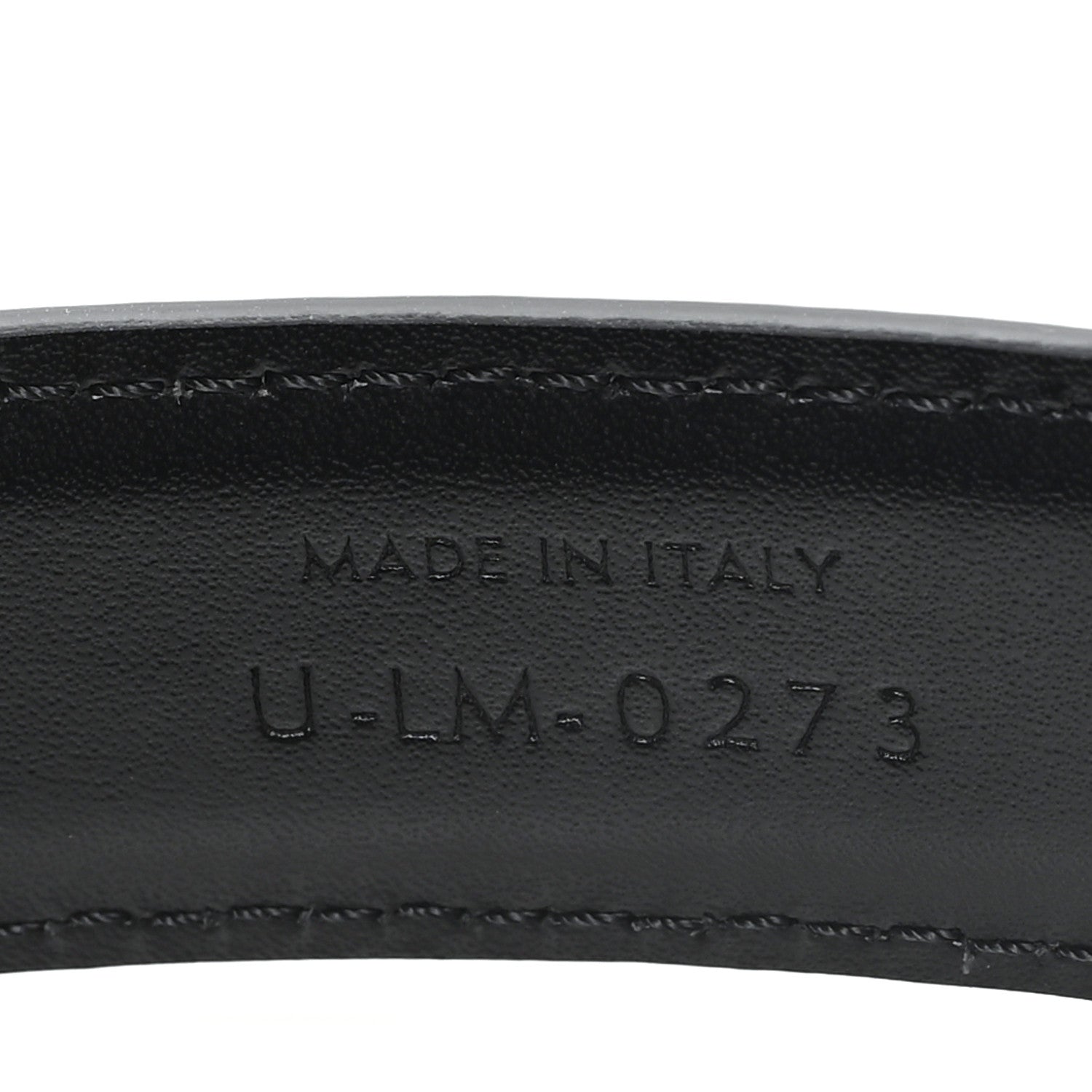 Celine Box Calfskin Medium 25mm Triomphe Belt 80 32 Black 4 of 6