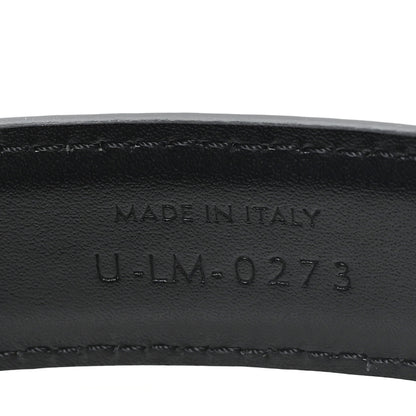 Celine Box Calfskin Medium 25mm Triomphe Belt 80 32 Black 4 of 6