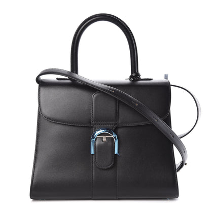 Delvaux Box Calfskin MM Brillant Satchel Black 1 of 10