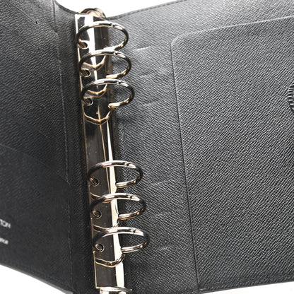 Louis Vuitton Epi Medium Ring Agenda Cover Black 6 of 7