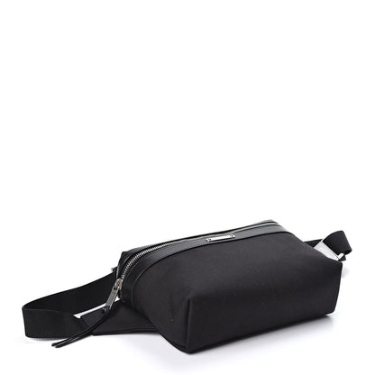 Saint Laurent Canvas Calfskin City Belt Bag Black 3 of 8
