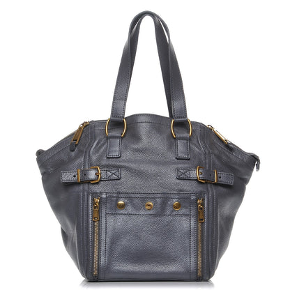 Saint Laurent Calfskin Small Downtown Grey 1 of 8