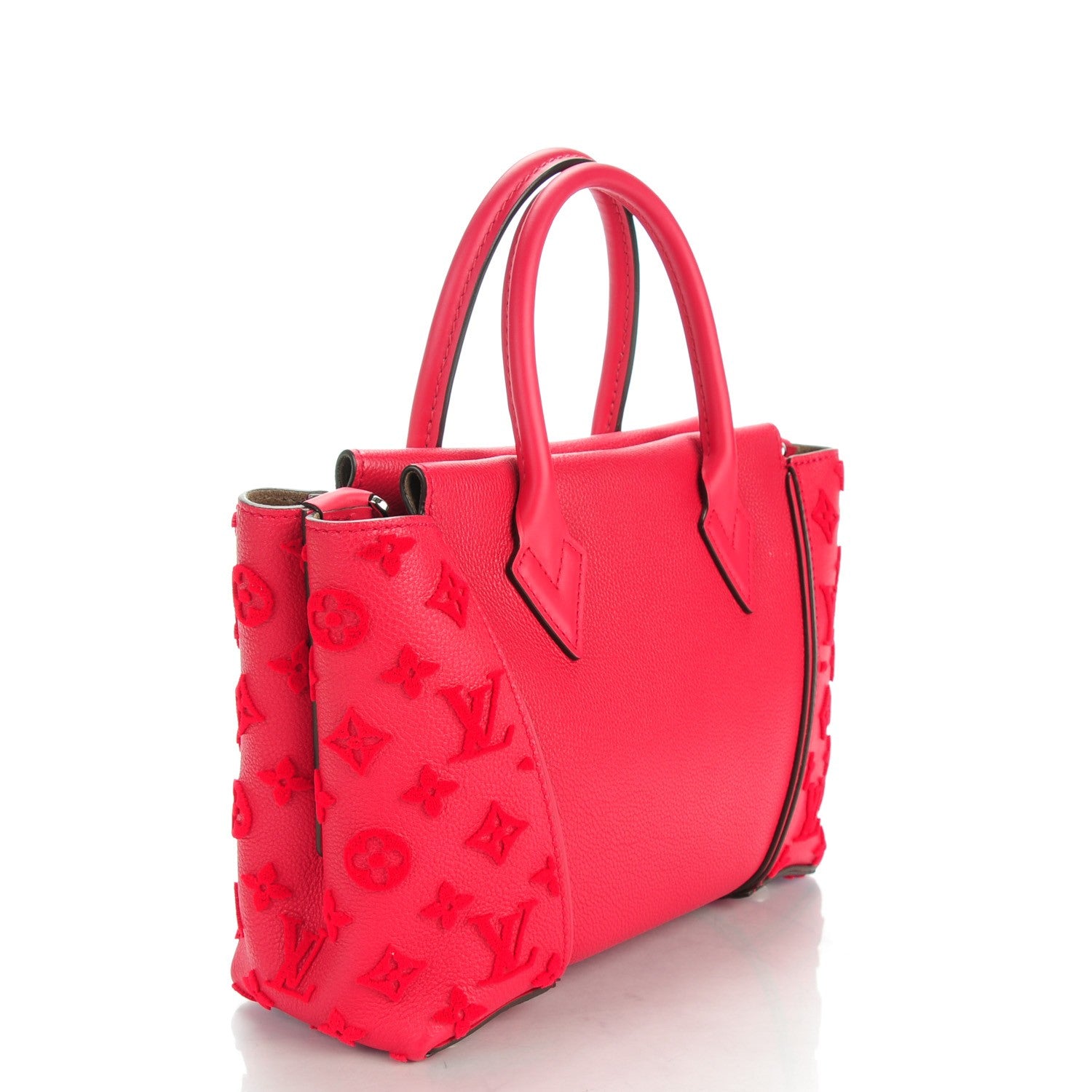 Louis Vuitton Veau Cachemire Tote W BB Framboise 3 of 7