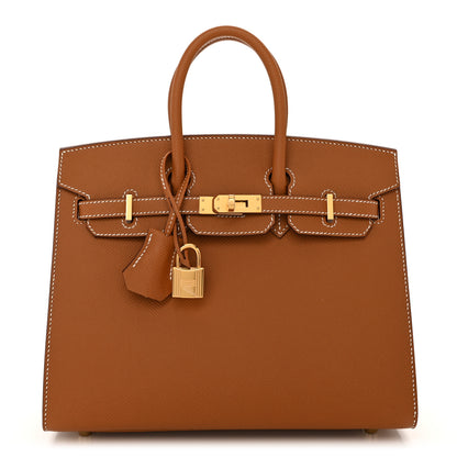 Hermes Epsom Birkin Sellier 25 Gold 1 of 13