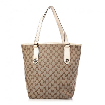 Gucci Monogram Charmy Tote Off White 1 of 14