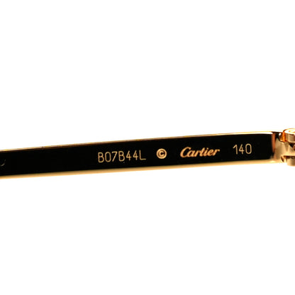 Cartier Panthere De Cartier Aviator Sunglasses Gold 4 of 7