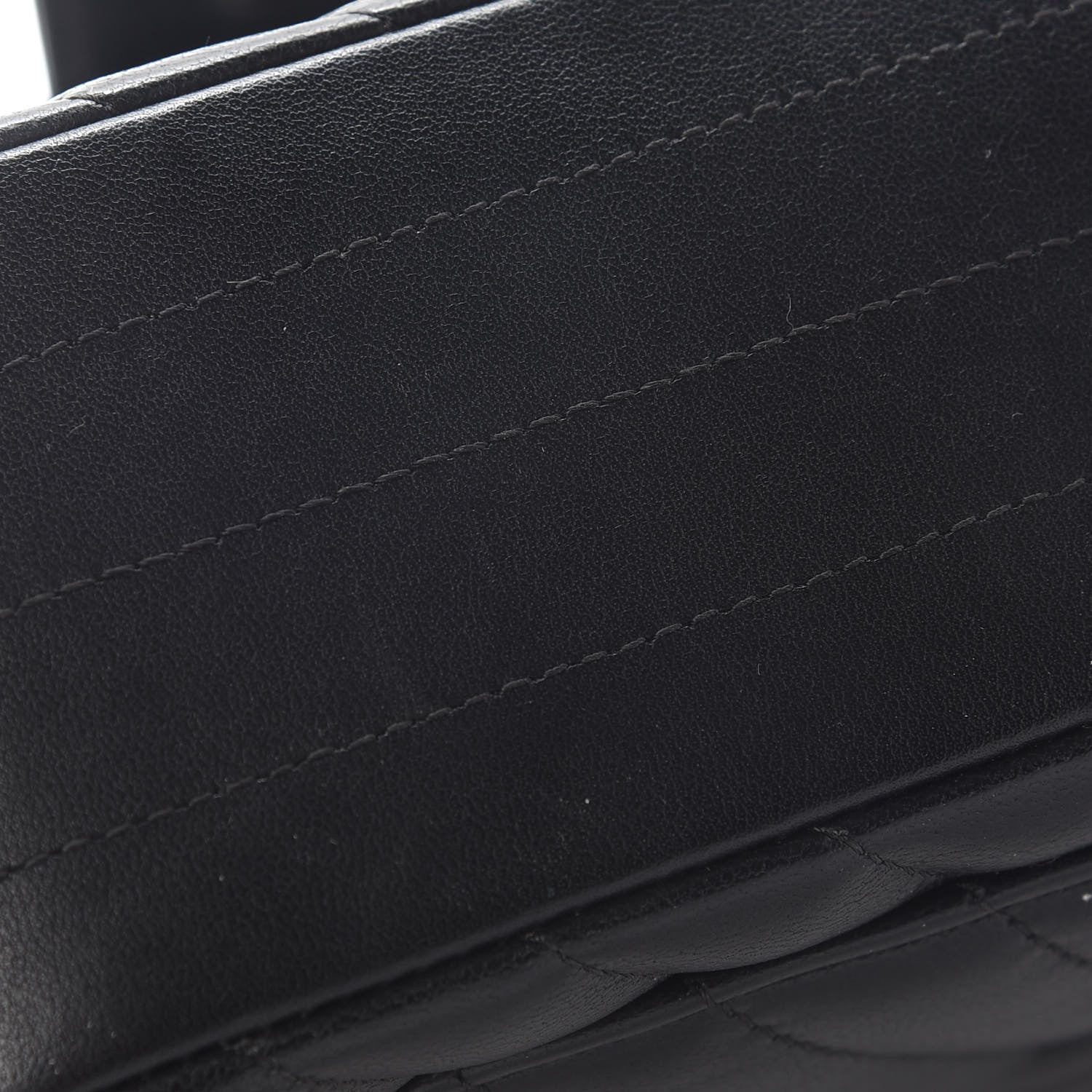 Chanel Lambskin Chevron Quilted Mini Rectangular Flap Black 14 of 21