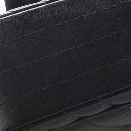 Chanel Lambskin Chevron Quilted Mini Rectangular Flap Black 14 of 21