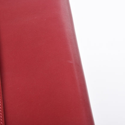 Hermes Tadelakt Kelly Cut Clutch Rouge Vif 22 of 23
