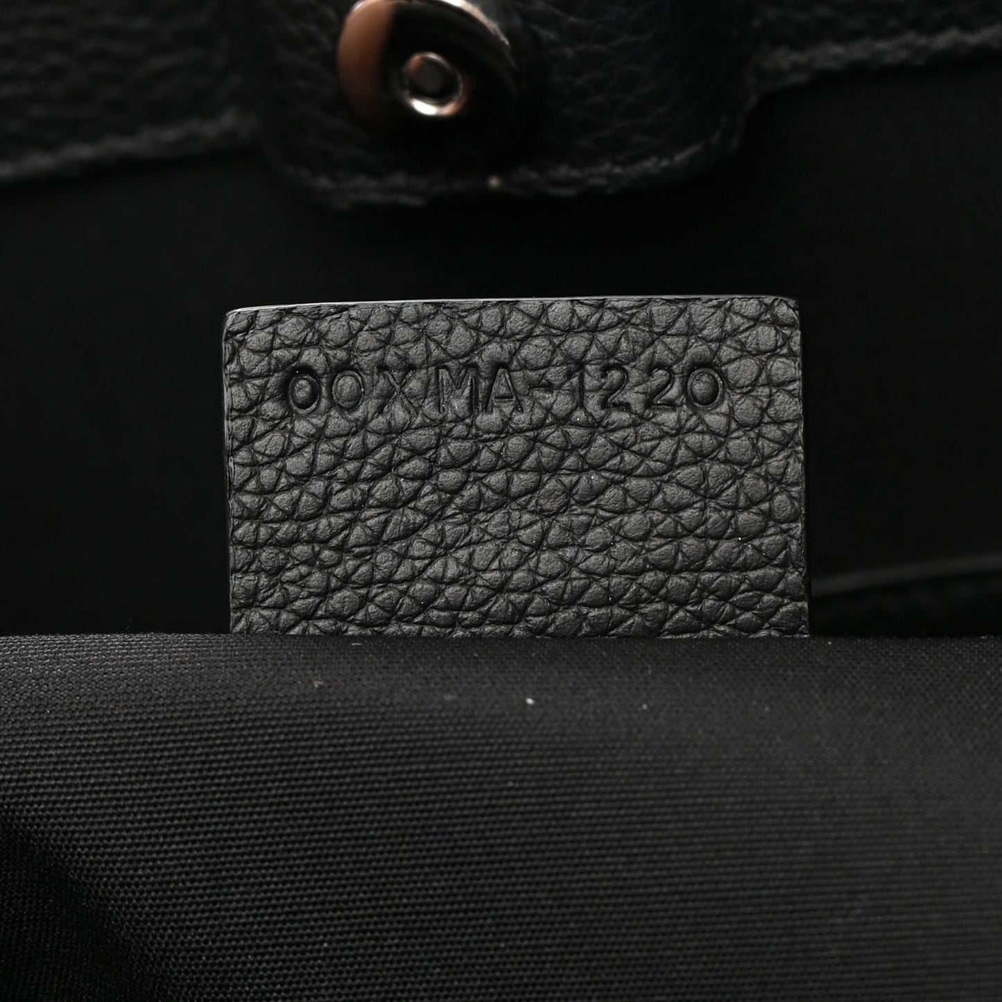 Oblique Saddle Tote Beige Black