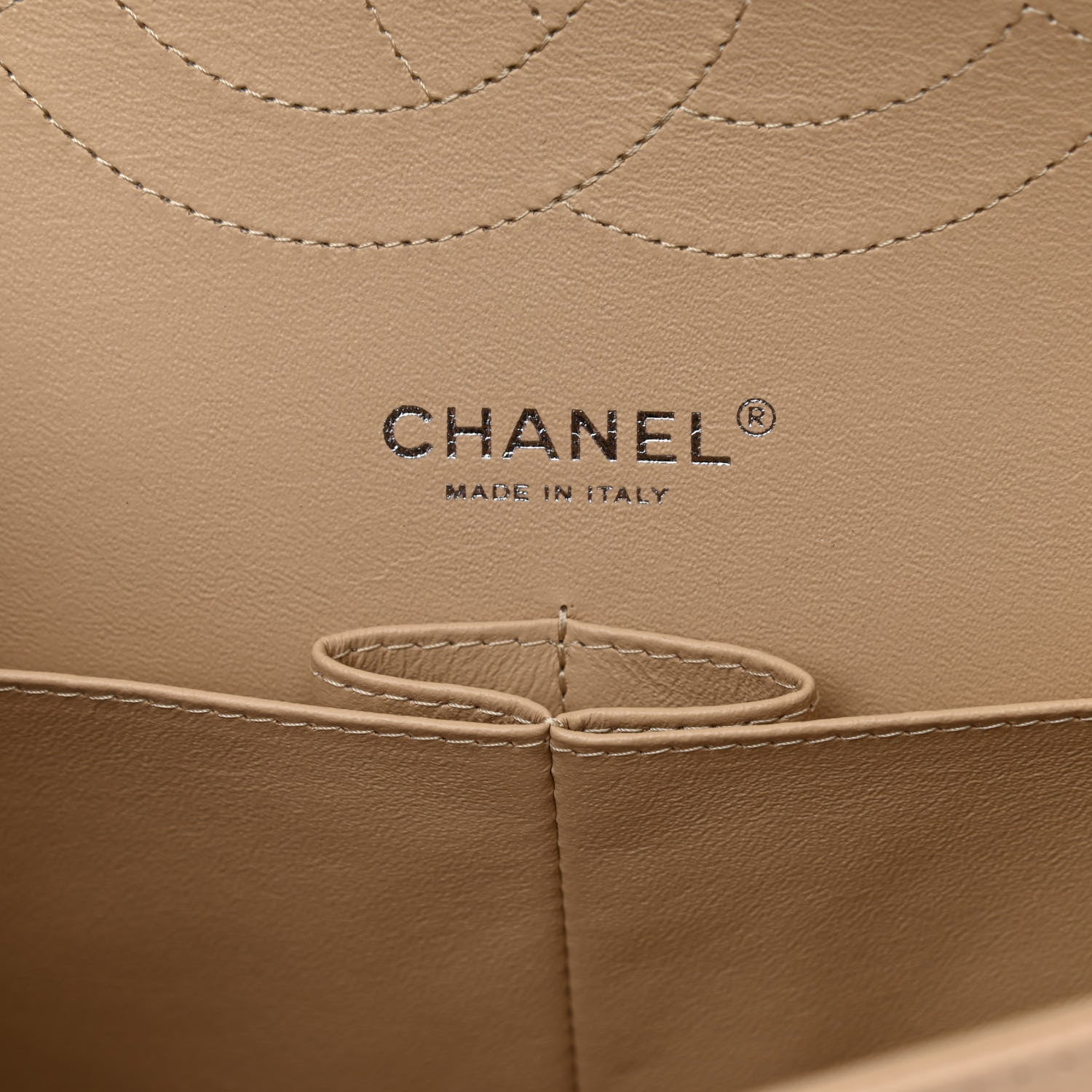 Chanel Caviar Quilted Jumbo Double Flap Beige Clair 6 of 9