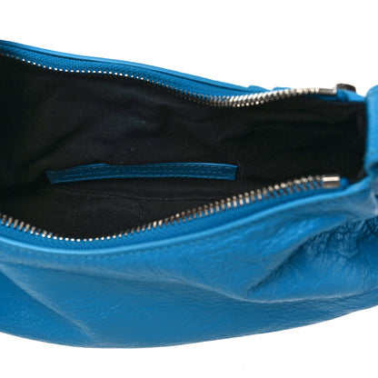 Balenciaga Agneau Arena Le Cagole Shoulder Bag XS Cyan 5 of 11
