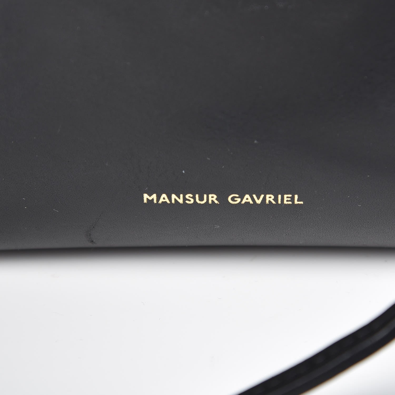 Mansur Gavriel Calfskin Mini Mini Bucket Bag Black Flamma 6 of 10