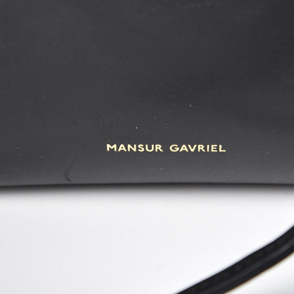 Mansur Gavriel Calfskin Mini Mini Bucket Bag Black Flamma 6 of 10