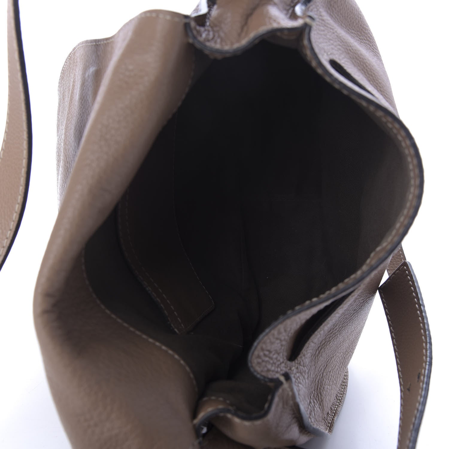 Chloe Calfskin Medium Marcie Round Crossbody Bag Nut 5 of 9