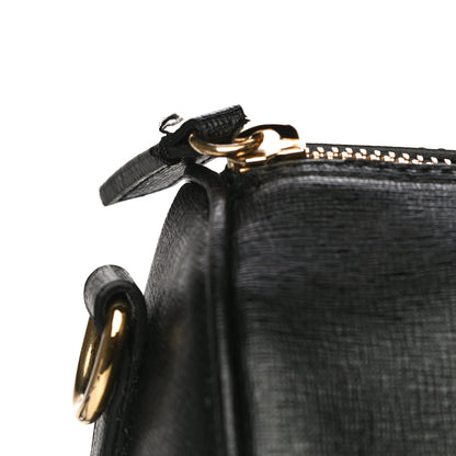Versace Saffiano Calfskin Palazzo Duffle Bag Black 15 of 19