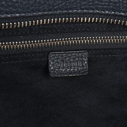 Celine Drummed Calfskin Mini Luggage Anthracite 6 of 7