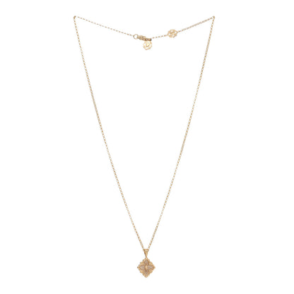 Buccellati 18K Yellow Gold Mother of Pearl Small Opera Tulle Pendant Necklace 2 of 5