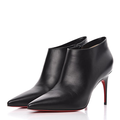 Christian Louboutin Calfskin Gorgona 85 Ankle Boots 40 Black 3 of 8