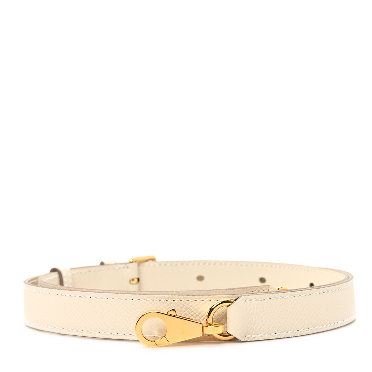 Hermes Epsom A-Strap Shoulder Strap Craie 1 of 5
