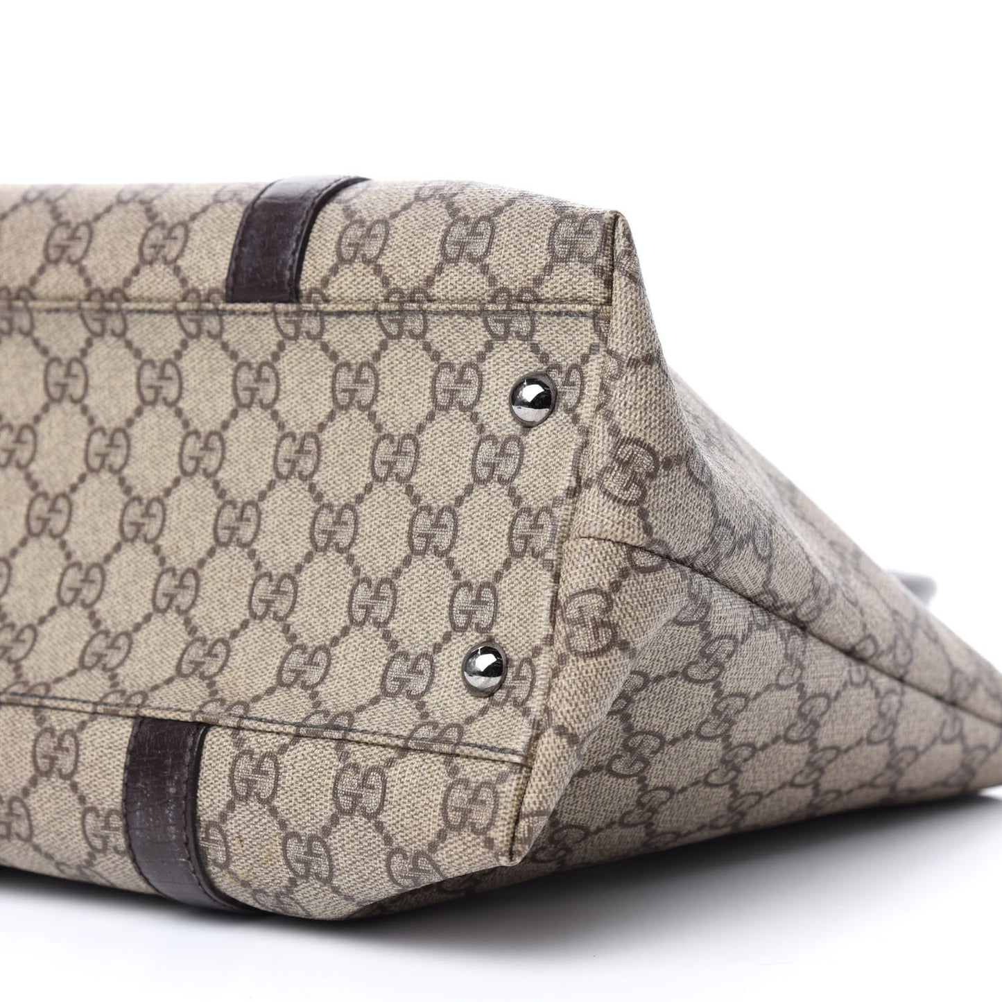 GG Plus Monogram Medium Joy Tote Dark Brown