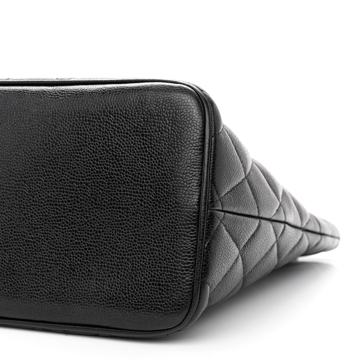Caviar Quilted Medallion Tote Black