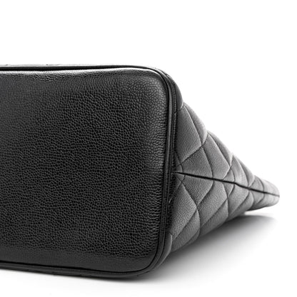 Chanel Caviar Quilted Medallion Tote Black 13 of 14