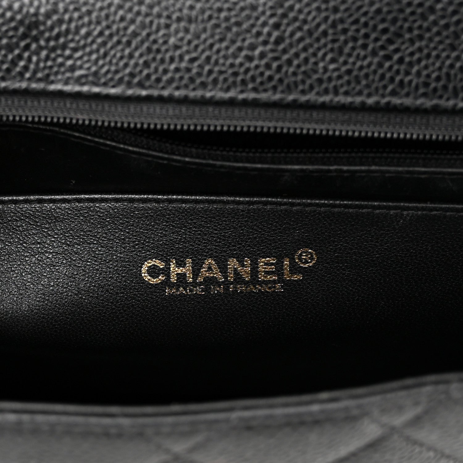 Chanel Caviar Quilted Jumbo Single Flap Black 6 of 11