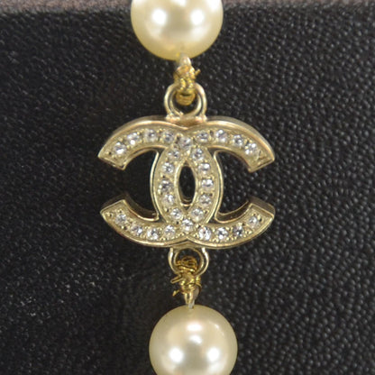 Chanel Pearl Crystal CC Short Necklace 4 of 5