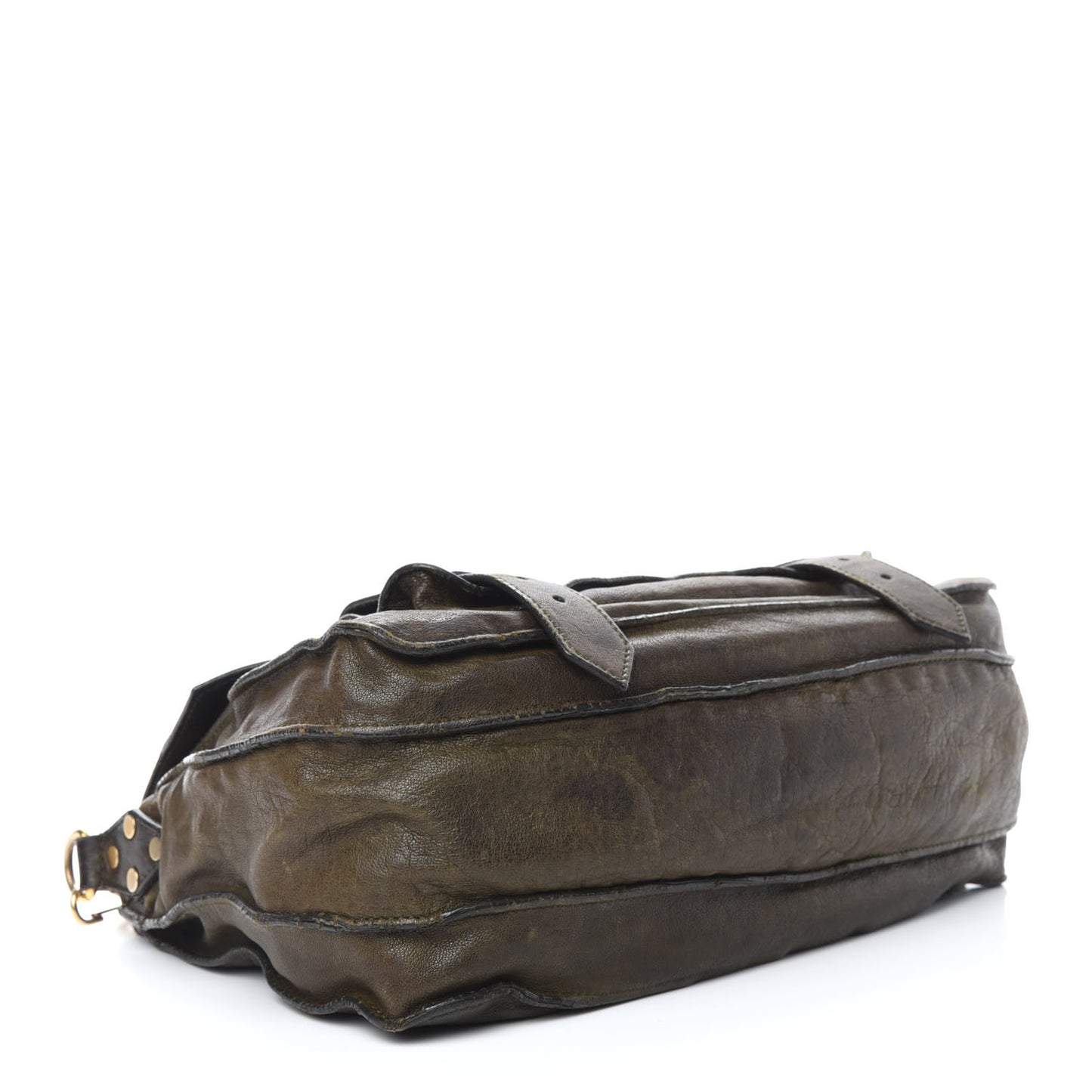Lambskin Medium PS1 Satchel Dark Olive