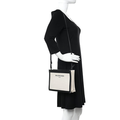 Balenciaga Cotton Canvas Pochette Crossbody Bag Black 2 of 11