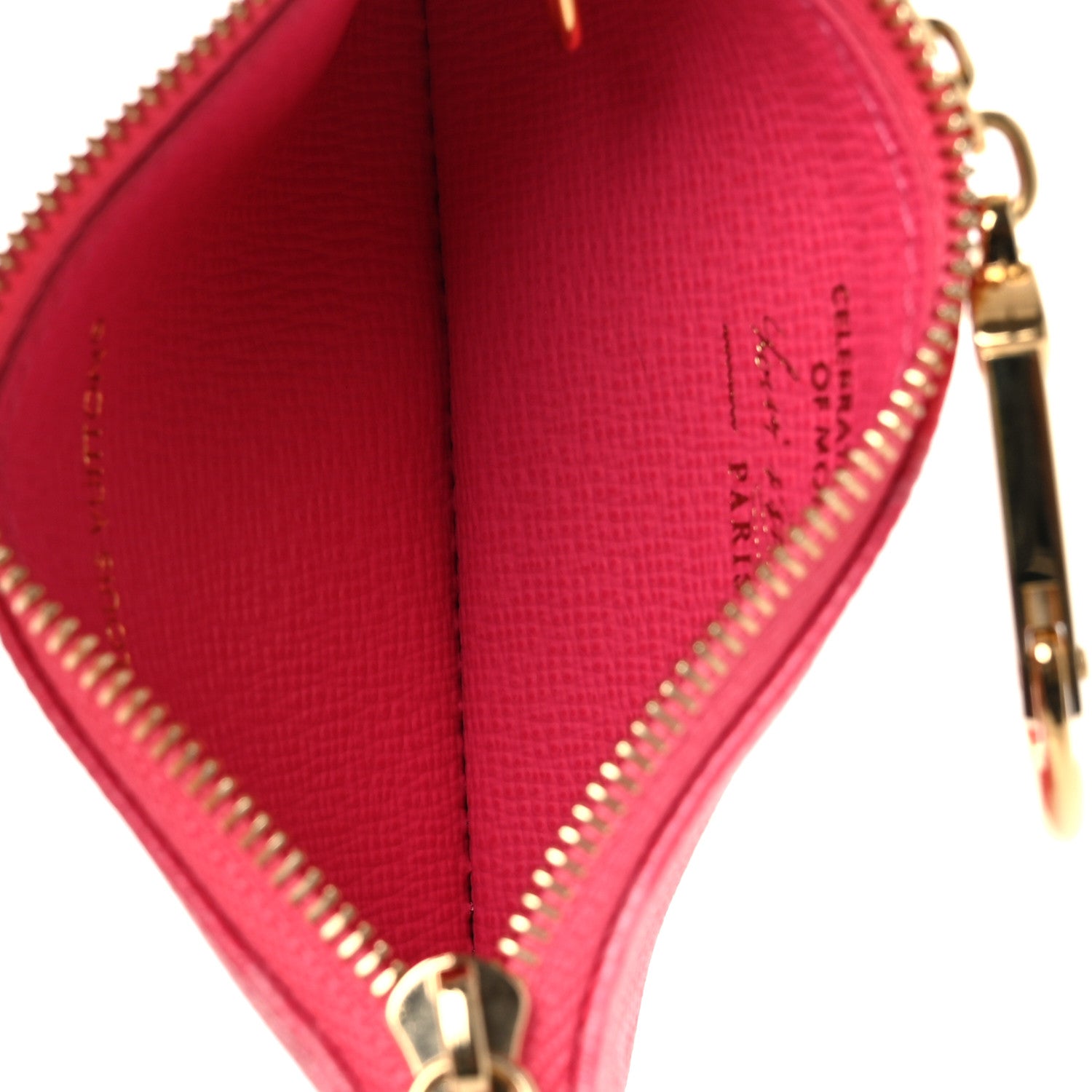Louis Vuitton Monogram Origine Lin Key Pouch Rose Ruban 6 of 9