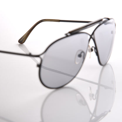 Tom Ford Tom N.6 Private Collection Aviator Sunglasses Black 5 of 7