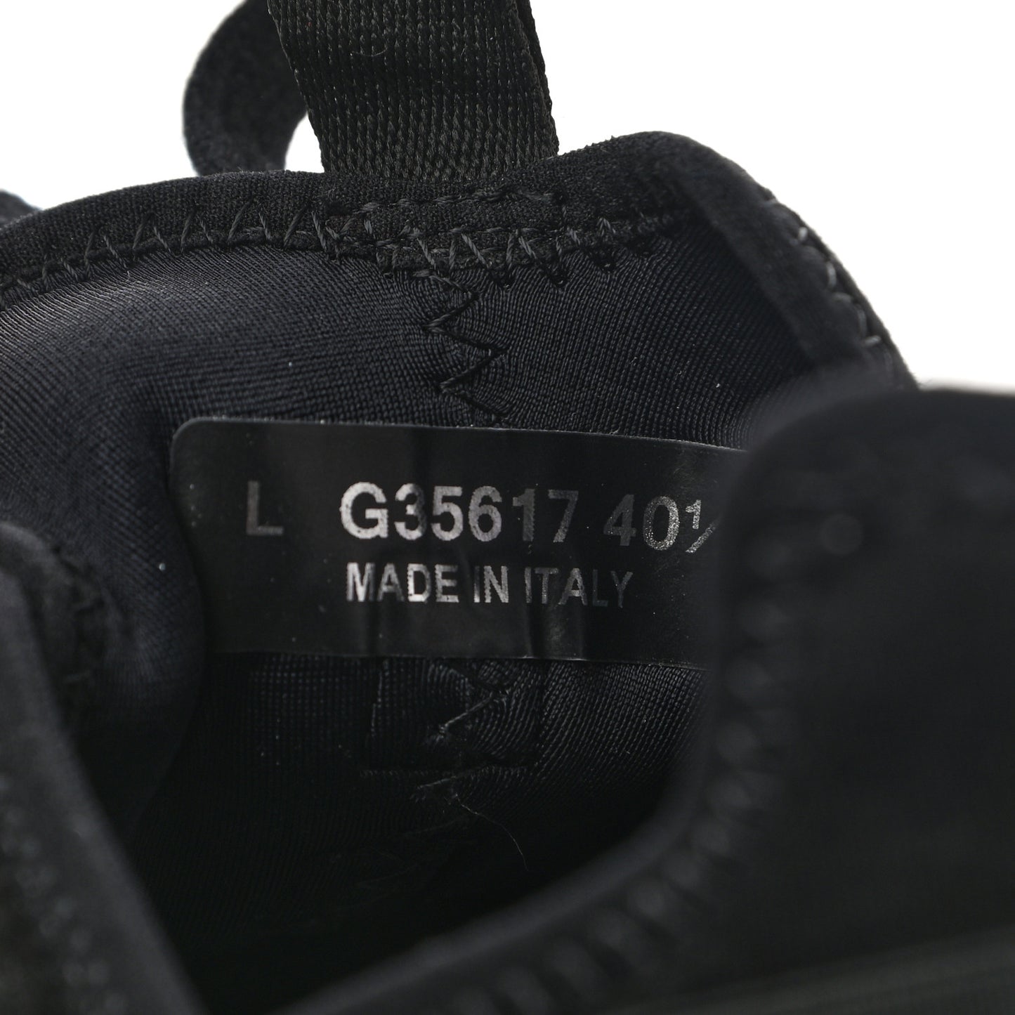 Velvet Calfskin Mixed Fibers CC Sneakers 40.5 Black