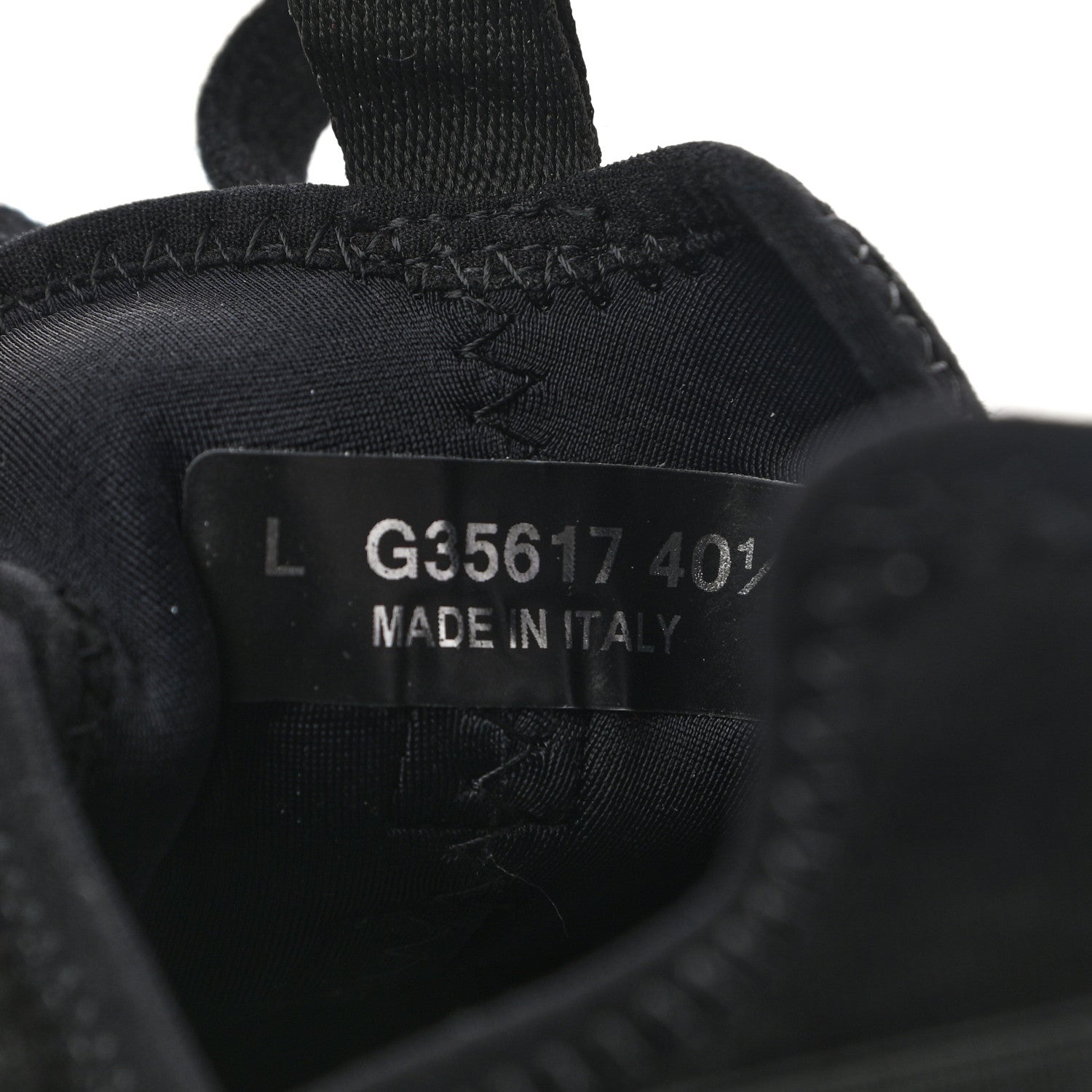 Chanel Velvet Calfskin Mixed Fibers CC Sneakers 40.5 Black 8 of 9