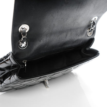 Chanel Patent Quilted Large Coco Shine Flap Black 6 of 7