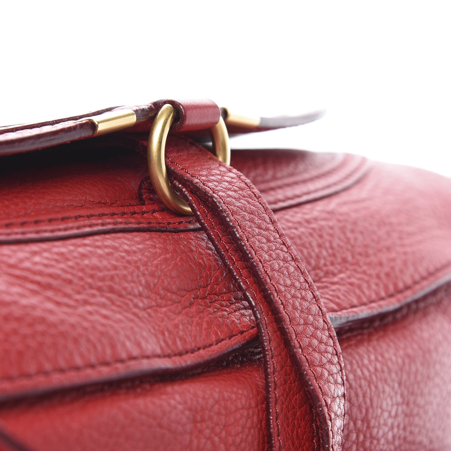 Calfskin Medium Marcie Satchel Acerola