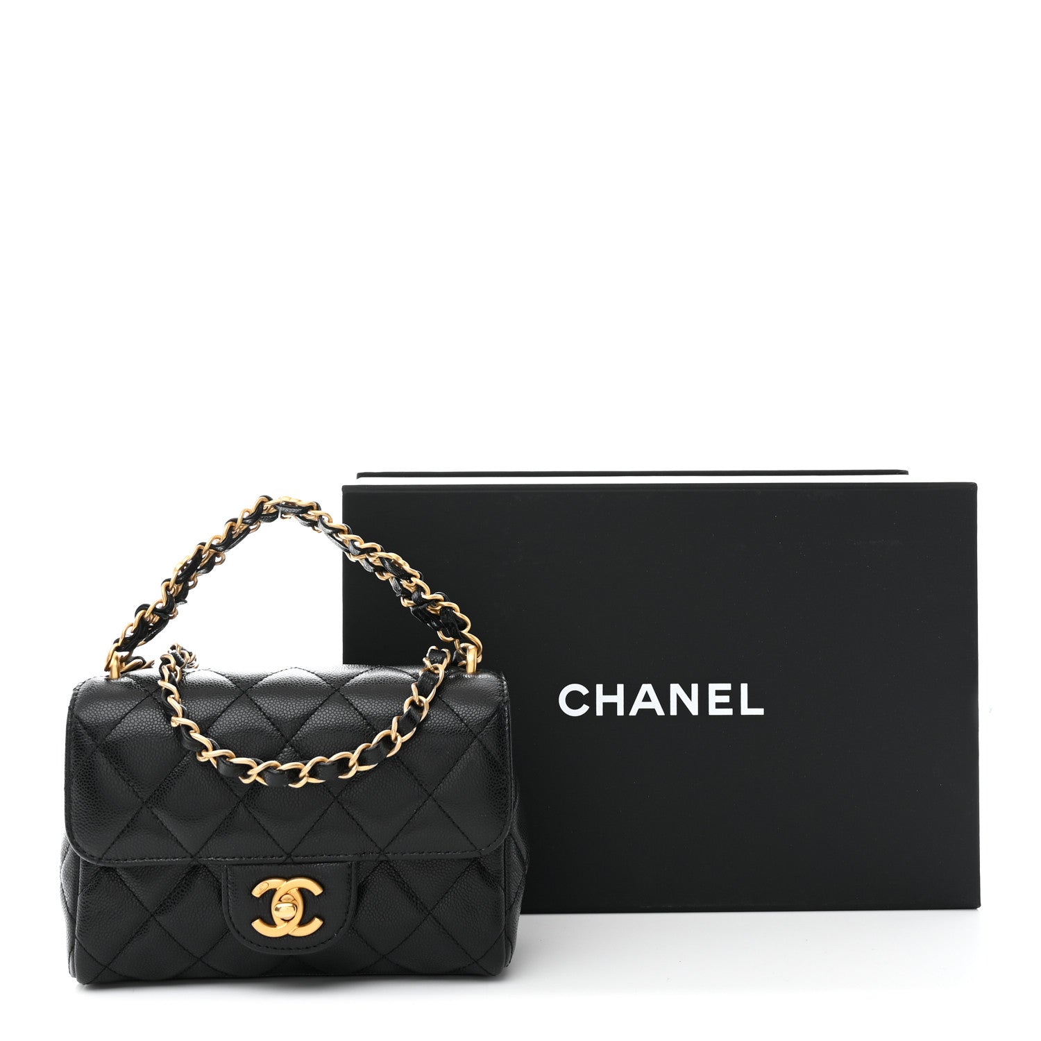 Chanel Caviar Quilted Mini Flap Black 11 of 11
