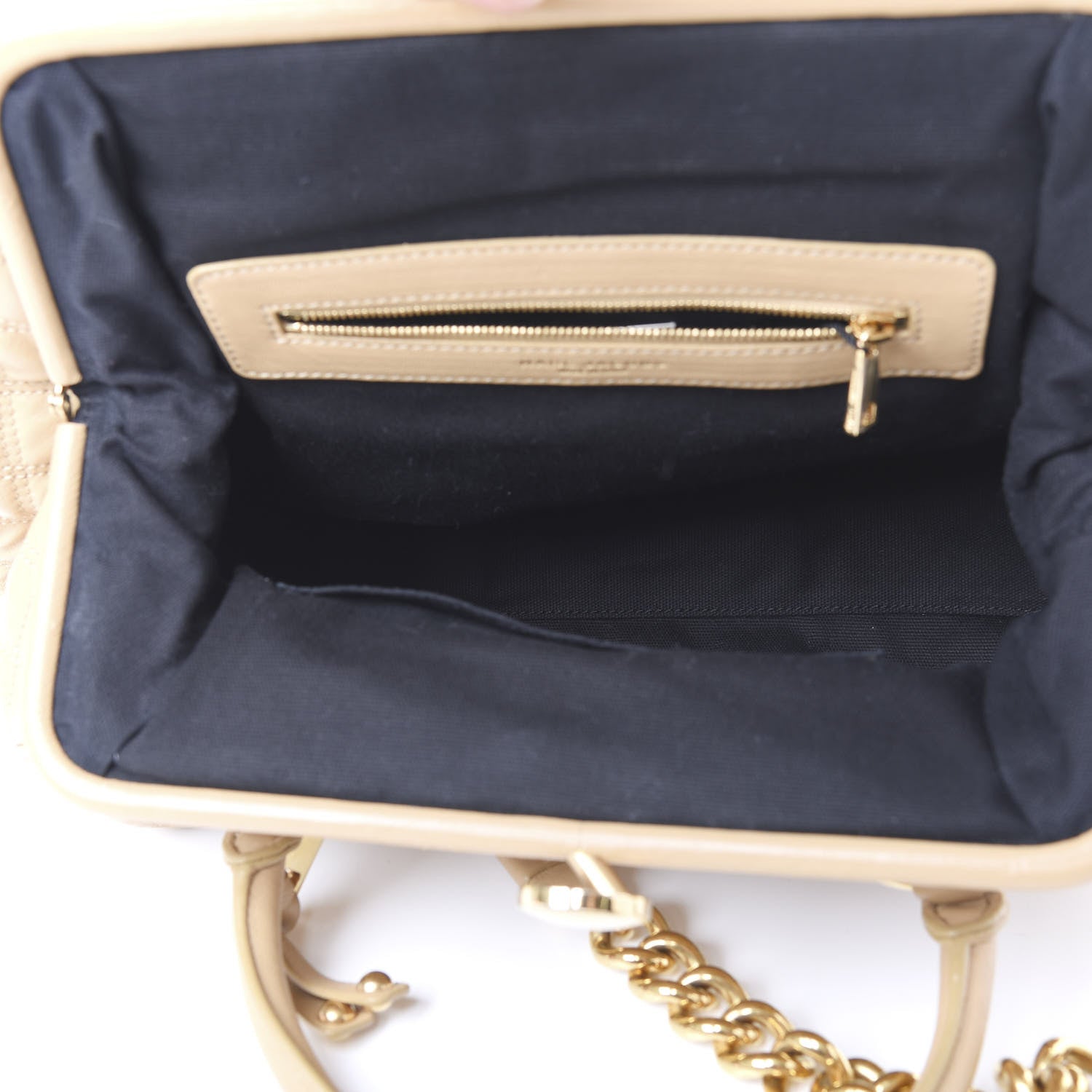 Marc Jacobs Calfskin Quilted Stam Beige 4 of 9